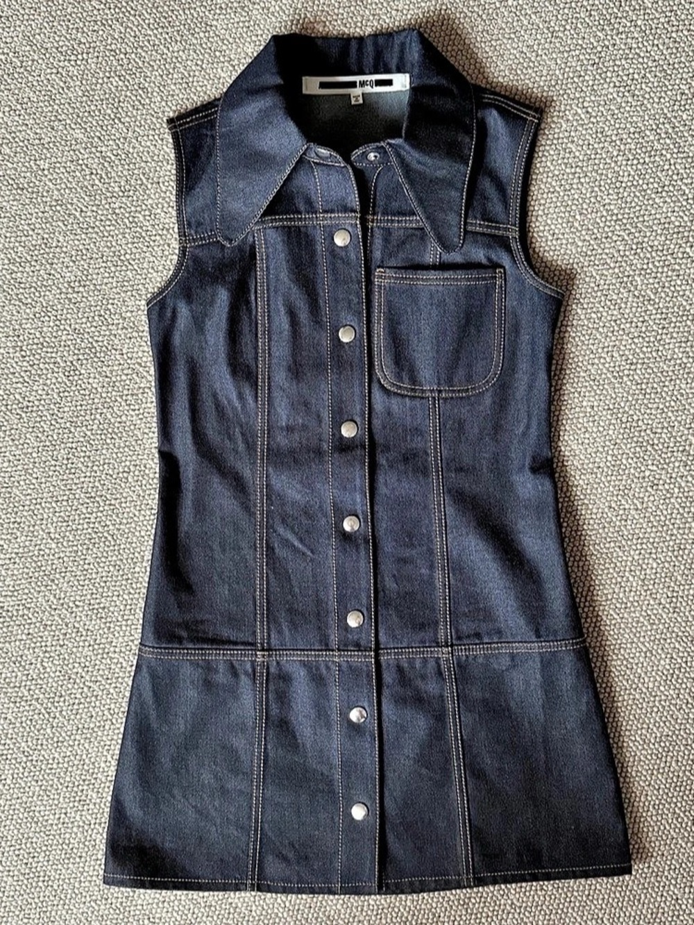 McQ by Alexander McQueen Denim Mini Dress